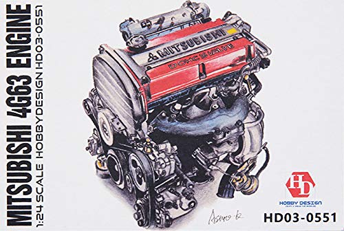 Amazon | ホビーデザイン 1/24 三菱 4G63 エンジン ディティールセット