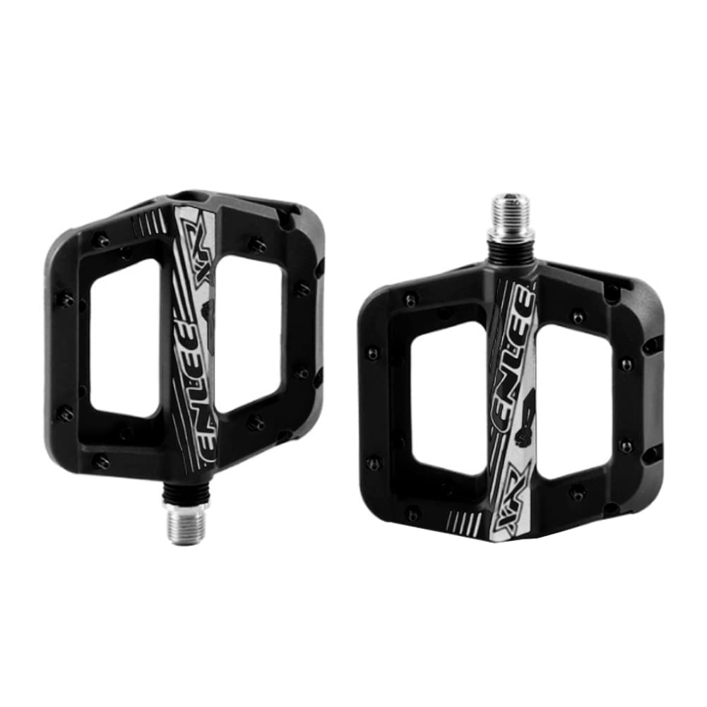 Pedali MTB Postato di Mountain Bike Anti-Vibrazione Anti-Skid Lightweight Nylon Fibre Bicycle Board Pedali Flat MTB