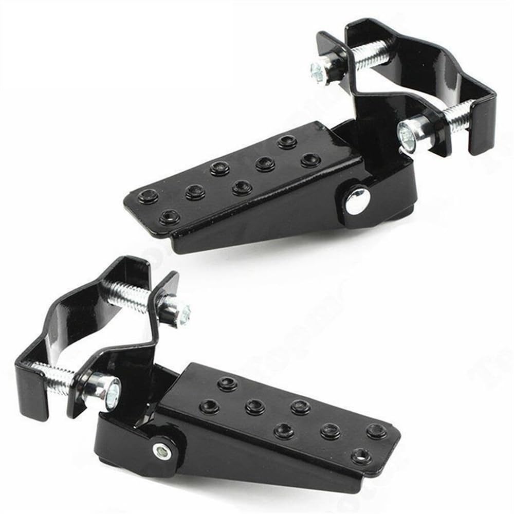Cale pied repose-pieds noir universel pour passager de moto 25-28mm