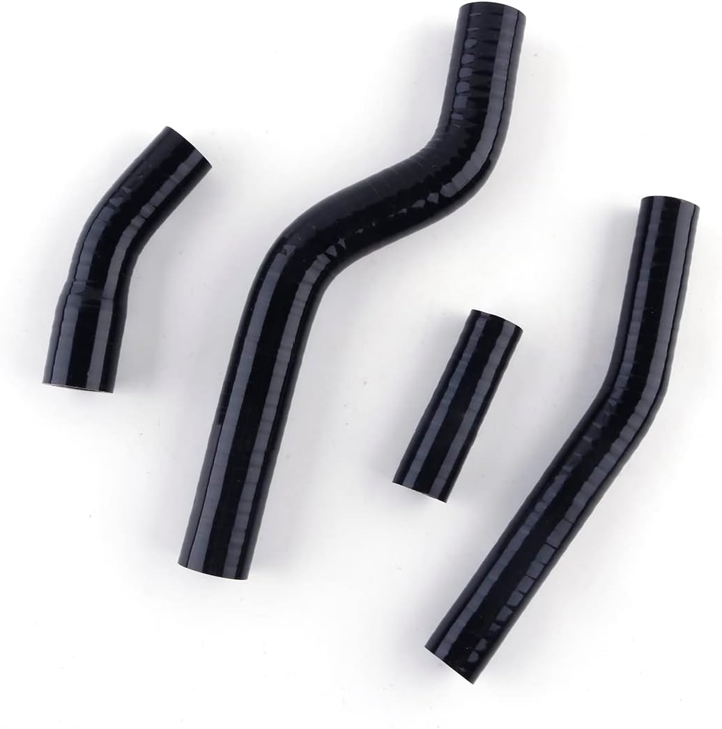 JOIUYOLJ 3 Layer Silicone Radiator Coolant Hose Kit for 2003-2009 Yamaha YZ450F YZF450 WR450F… (black)
