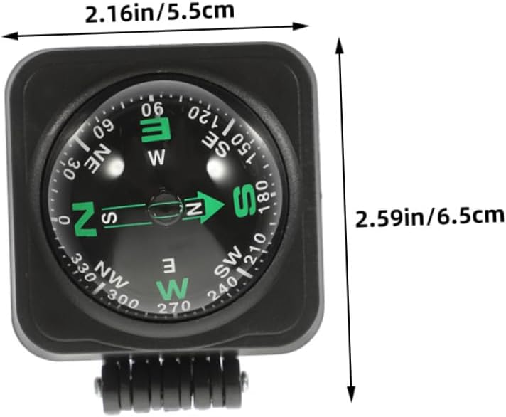 Alipis Adjustable Car Dashboard Compass Ball 3pcs On-Board Auto Compass for Vehicle Navigation Outdoor Use on Cars, Boats, Motorcycles