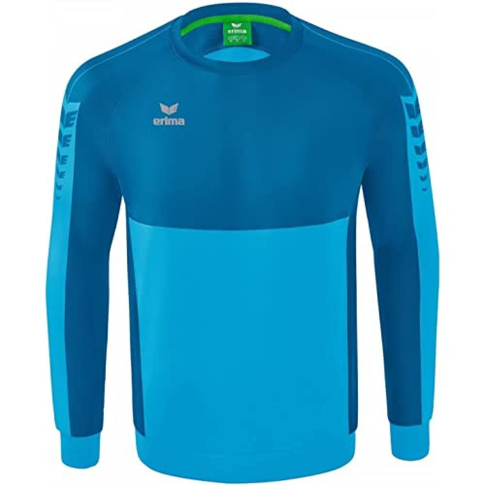 Erima Adult Casual Six Wings Sweatshirt, Curaçao, 3XL