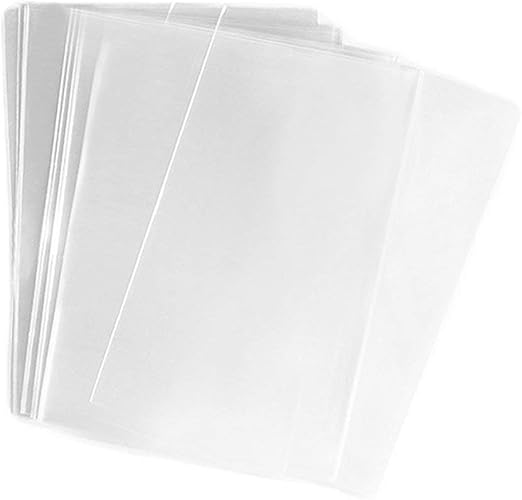FgfAk 200 Pcs 5x7 Inches Clear Flat Cello/Cellophane Treat
