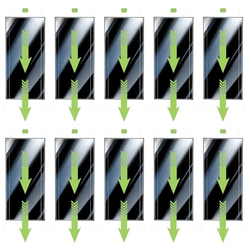 WSKEN [Replacement] for Samsung Galaxy S24 Ultra Privacy Screen Protector - 10 Pack (WITHOUT INSTALLING Box)