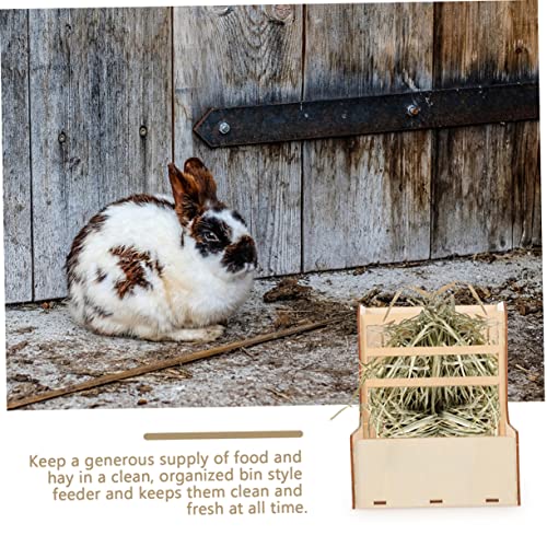 2 Unidades Suporte De Grama De Coelho Estação De Alimentação De Feno Alimentador De Feno De Pequenos