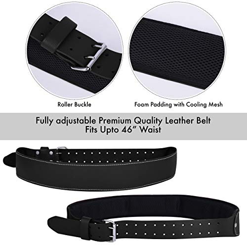 Fueri Tool Pouch Framers Combo Tool Belt Tool Kit | Heavy Duty Pro Gauge Leather Rig Riveted Reinforcement Organizer Tool Holder Drill Holster Multipurpose 17 Pocket (Excluding Tools) (Black) #TOP7