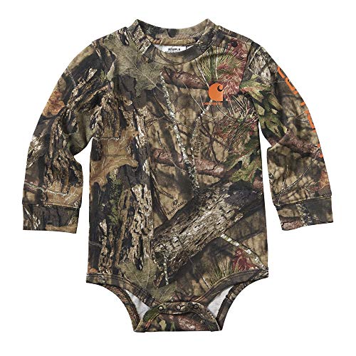Image of Carhartt baby-boys Knit Long Sleeve Crewneck Bodysuit