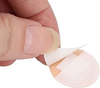 100 pieces Wash-resistant point plasters, breathable bandages Skin-colored adhesive bandages for pinholes, point bandages Waterproof, breathable skin-colored adhesive bandages for pinholes