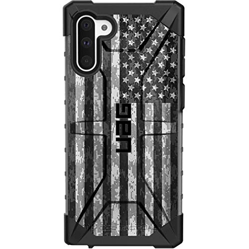 Limited Edition Customized Prints by Ego Tactical Over a UAG Urban Armor Gear Case for Samsung Galaxy Note 10 - USA Subdued Digital Camouflage Flag