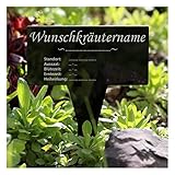 Kräutertafel, Kräuterschilder, Pflanzenstecker