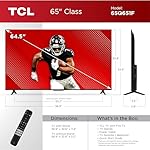 TCL 65-Inch Class Q65 QLED 4K Smart TV with Fire TV (65Q651F, 2024 Model), Dolby Vision, HDR PRO+, Dolby Atmos, Alexa Built-in with Voice Remote, Apple AirPlay 2 Compatibility, Streaming Television - Image 3