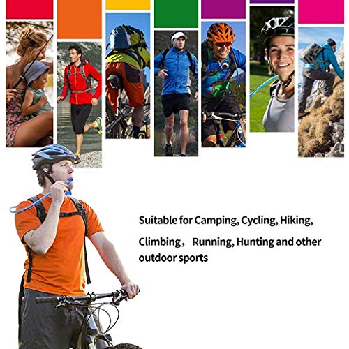 Image of Proberos Premium Anti-Bacteria Material Hydration Upgraded Leak Proof Water Reservoir Hydrating Bladder for Hiking Cycling, Running (Blue, L 13.8'' x W 6.8'')