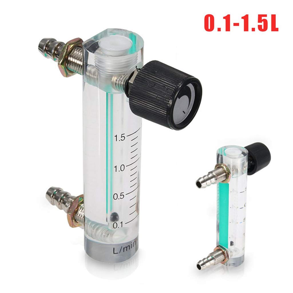 Sauerstoff Luftdurchflussmesser 0–1 5 L/min/Gasdurchflussmesser Mit Metallanschluss Für Sauerstoff Luft Gaskonzentratoren In Industriellen Situationen
