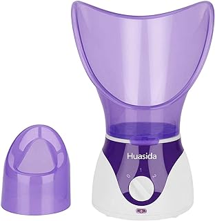 Facial Steamer Personal Steam Inhaler Sauna Facial Steamer Hot Mist Moisturizing Beauty Instrument Rejuvenate and Hydrate Your Skin (Purple)