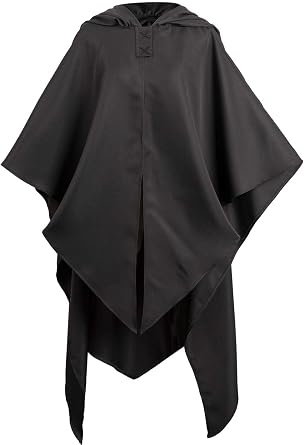 Womens Knight Cloak Warrior Cape Robe Halloween Cosplay Costume for Adult
