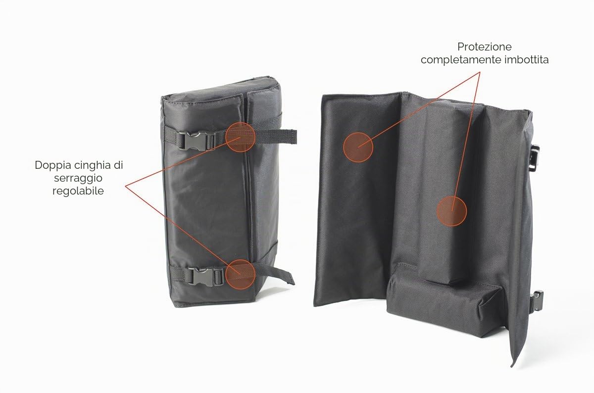 Buds-Sports ROADBag Original New | Borsa per Il Trasporto della Bici da Corsa | Senza Rimuovere la Ruota Posteriore | Auto - Treno - Autobus