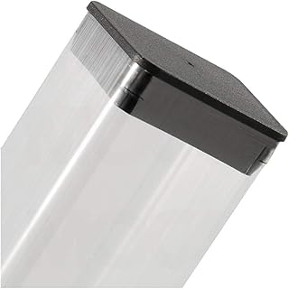 Cleartec 1.75in Sealed Bottom Square Tubes 12.250in Long PETG SBST00574 (qty 50) with PSQP1.750BLK 1-3/4