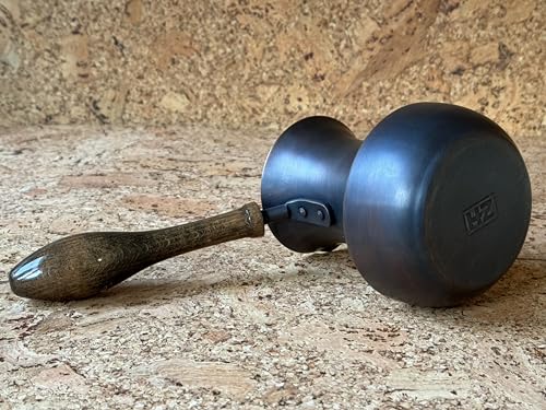 ZHSHOP Cafeteira turca de cobre artesanal premium (Cezve/Ibrik) de 450 ml - Cafeteira multifuncional