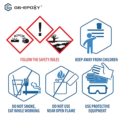 G6-Epoxy Flexible Silver-Graphene (G6E-Fxsg) Electrically Conductive Epoxy, Conductive Glue, Two Part Compound, 18 G Kit, Perfect For Small Projects, Sample Tests, Electrical Connections #TOP4