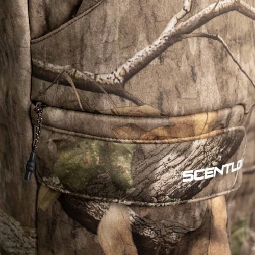 ScentLok Ridge Midweight Hunting Pants for Men – Odor Control, Water-Repellent, Fleece-Lined, Silent Fabric, 7-Pockets4