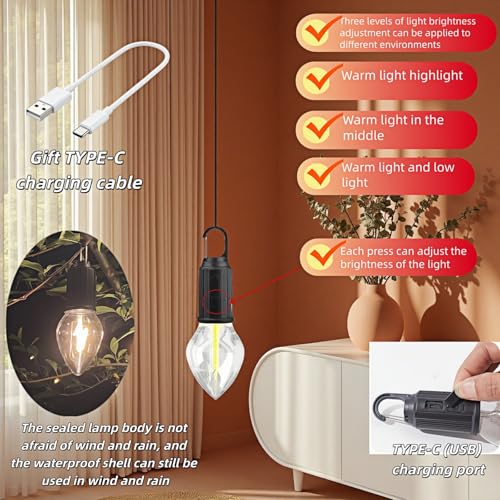 Portable USB-C Rechargeable LED Lantern