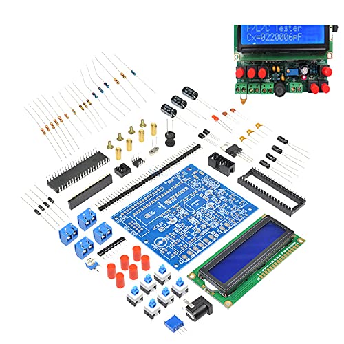 LCD Digital Frequency Counter Secohmmeter Capacitance Meter DIY Kit Frequency Meter Cymometer Inductance Tester High-Precision