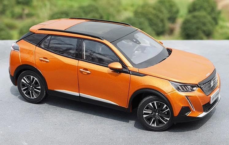 Amazon | ミニカー 1/18 プジョー PEUGEOT 2008 SUV オレンジ