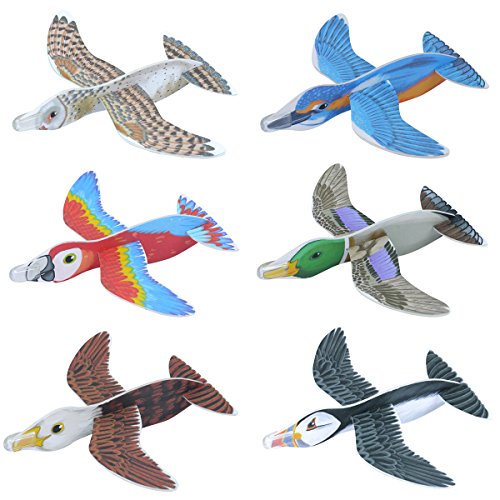 24 x poliestireno Nueva Pájaros Aviones Animales gleiter 16 cm Cumpleaños obsequios HB
