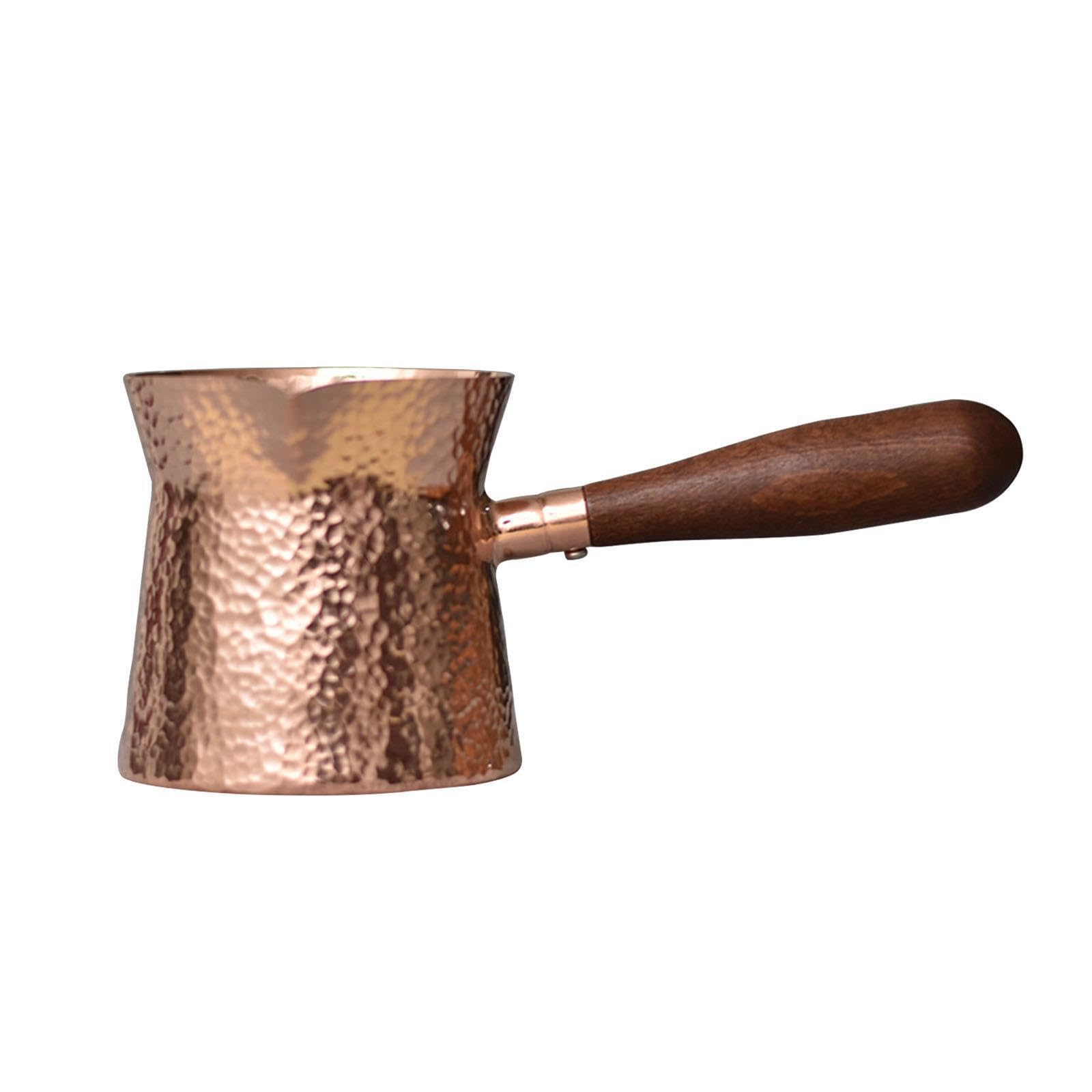 Juego de sartenes de Cobre para cafetera Griega. El Mejor Kit