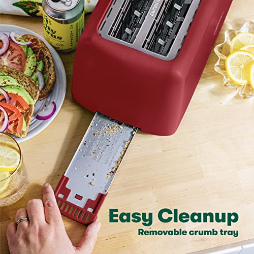 Bella 4 Slice Long Slot Toaster, Red #TOP4