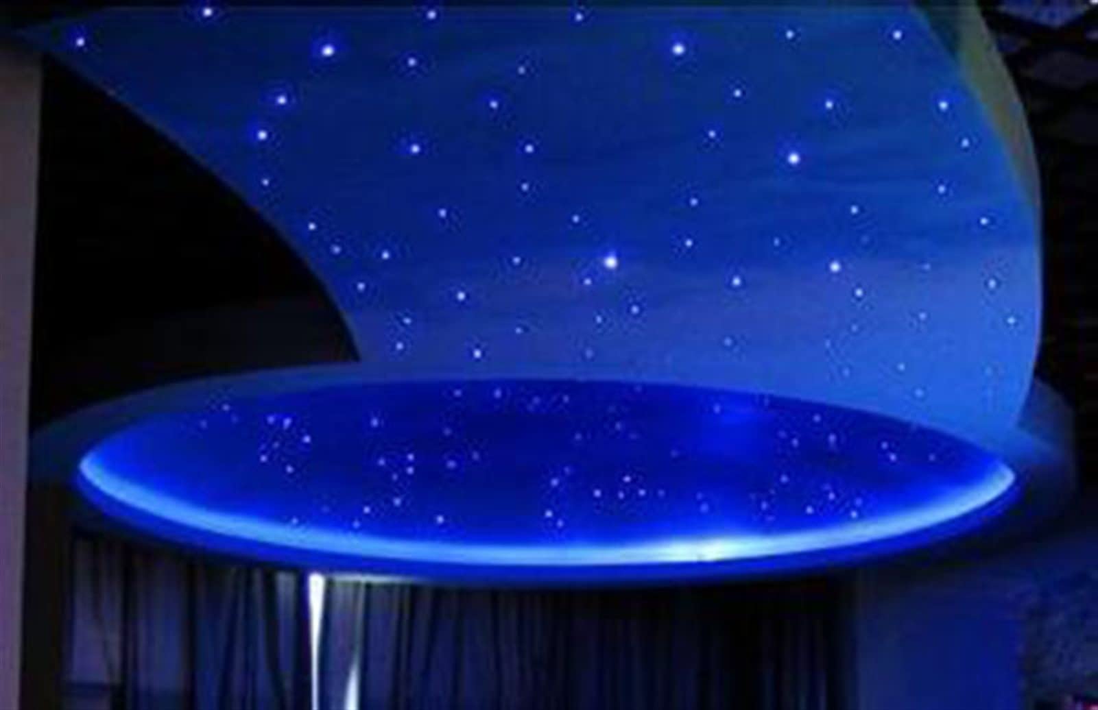 45W RGB LED Włókno światłowodowe zestaw nieba gwiazdy sufit 300/600 / 800pcs * 0,75 2M z 28key pilota do lampie sufitu,Romantyczna atmosfera(0.75mm 800pcs 2M)