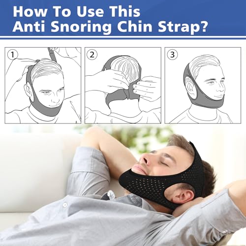 image for Yongsenina Anti Snoring Devices, Effective Airflow Jaw Strap for Sleep