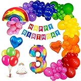 🌈 【Más aplicaciones】: el arco de globos de color arcoíris es perfecto para bodas, despedidas de soltera, baby shower, fiestas temáticas de unicornio, fiestas de helado, fiestas de cumpleaños, fiestas de compromiso, fiestas de graduación, etc. Estos globos de arco iris seguramente brillan tu impresionante y memorable fiesta