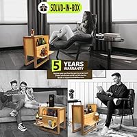 SOLVD-IN-BOX Bar Cabinet, Bar Cabinets for Home, Wooden Design Mini Bar ...