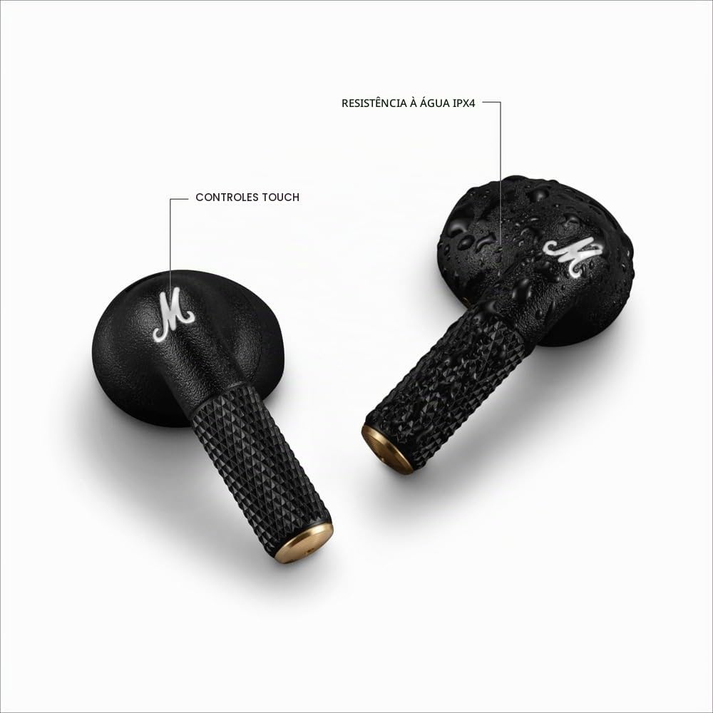 Marshall Minor IV True Wireless In Ear Headphones - Black | Tempo