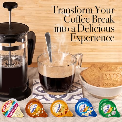 Shop Square Individual Coffee Creamer Singles Variety Pack (5 Flavors) 50 Count Dairy-Free Coffee Creamer Pods Bulk thumb #2