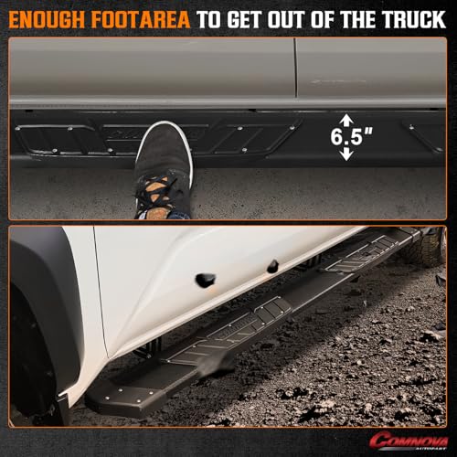 Estribos de aluminio para Ford Ranger Super Crew 2019-2026 miniatura 6