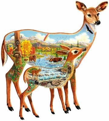 SunsOut Forest Mother 1000 Piece Jigsaw Puzzle