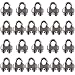 Cozihom 1/8 Inch M3 Wire Rope Cable Clip Clamp, 304 Stainless Steel, U Bolt Saddle Fastener, 22 Packs