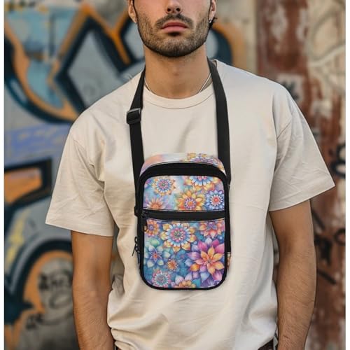 Crossbody Bag for Women Classic Men Sling Bag Trendy Shoulder Bag with Zipper Portable Casual Handbag for Business2