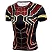 NICHIYOBI Marvel Superhero - Camicia da uomo alla moda, per fitness, sport, a maniche corte (17,XXXL)