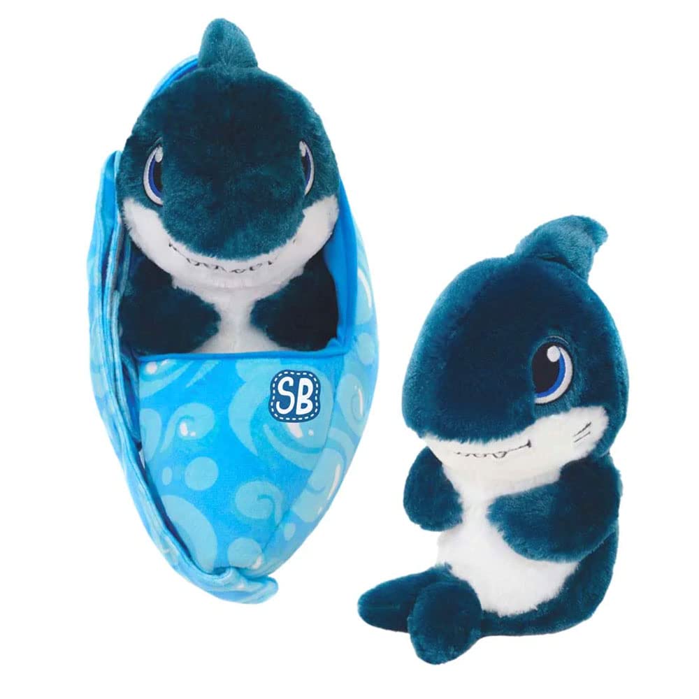 Fiesta Shark Swaddle Babies - Stuffed Animal Keepsake...