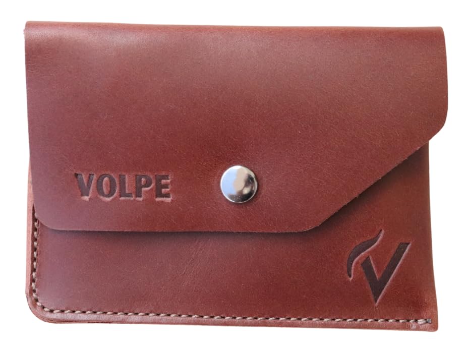 VOLPE Slim Wallet Genuine Leather Men