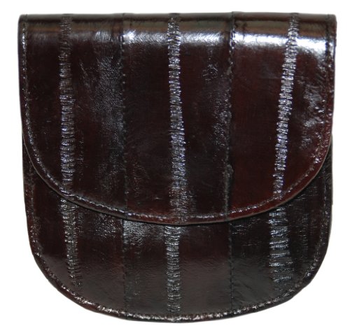 Eel skin Women Wallet with Pull Out Key Chain Slim Design