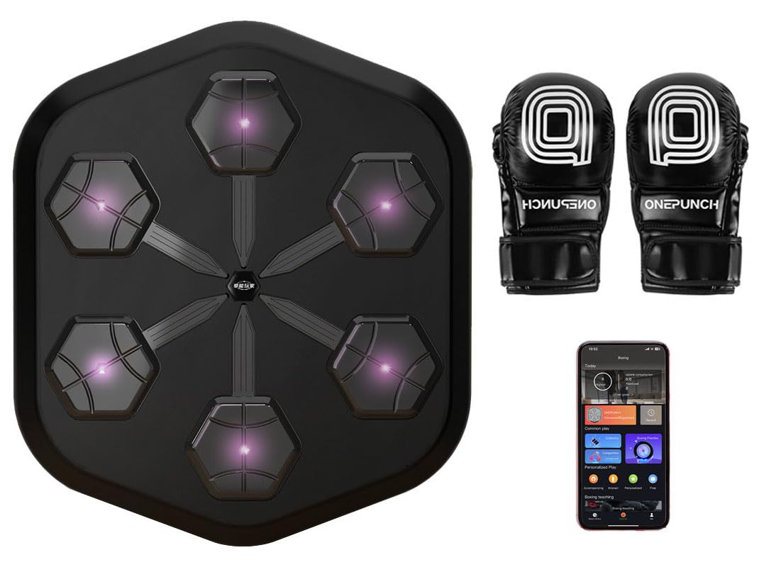 ONEPUNCH Boxing Pro 3.0, máquina de Boxeo LED Completa, máquina de