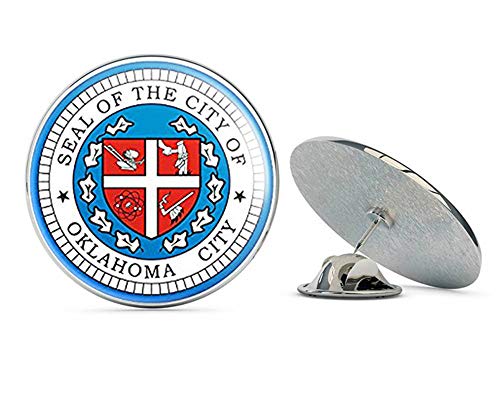 Oklahoma City Seal (Logo ok Great Plains) Metal 0.75