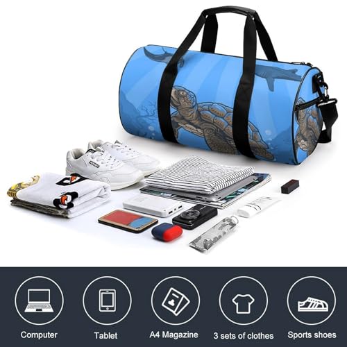 Duffel bag requin tortue compact pour organiser votre camping