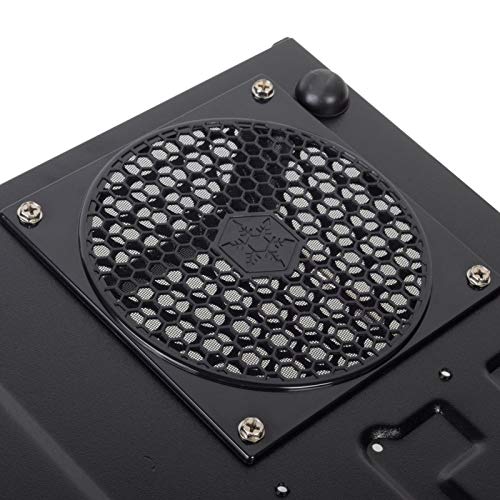 Gabinete Silverstone Technology Milo ML04 Type-C para PC de Medios, Micro ATX, Aluminio, Frontal Gris con Puerto USB-C miniatura 7