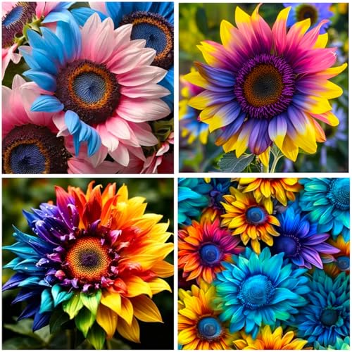Mixrug 100+ Sunflower Seeds for Planting-Dwarf Sunflower Seeds-Giant Sun Flowers Seed Non-GMO Heirloom in Home Outdoor Garden