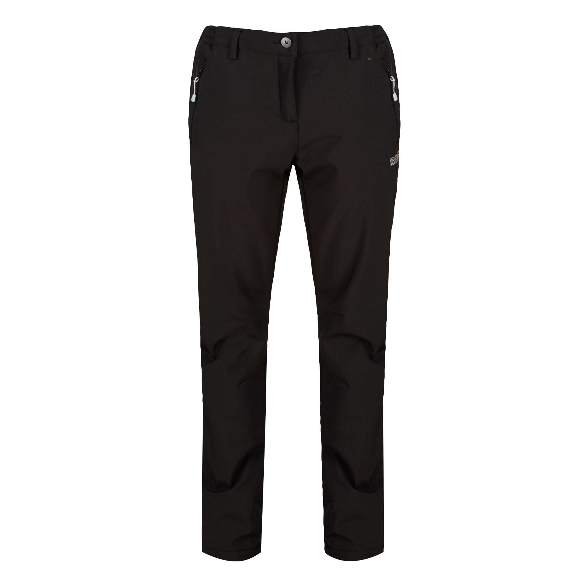 Regatta Geo Shell II Warm Backed Woven Softshell XTP Stretch Fabric Breathable Waterproof Windproof Trousers Spodnie Kobiety